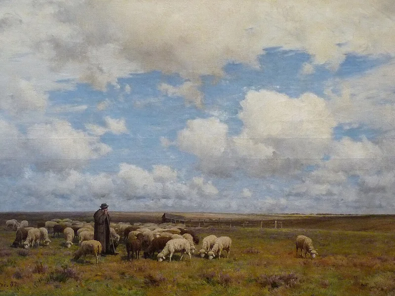 1844-Henri Zuber - Il branco di vecchi furetti